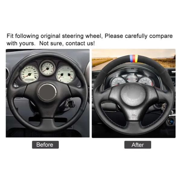 hand-stitched black leather suede car steering wheel cover for toyota rav4 celica corolla matrix mr2 for lexus is200 300
hand-stitched black leather suede car steering wheel cover for toyota rav4 celica corolla matrix mr2 for lexus is200 300