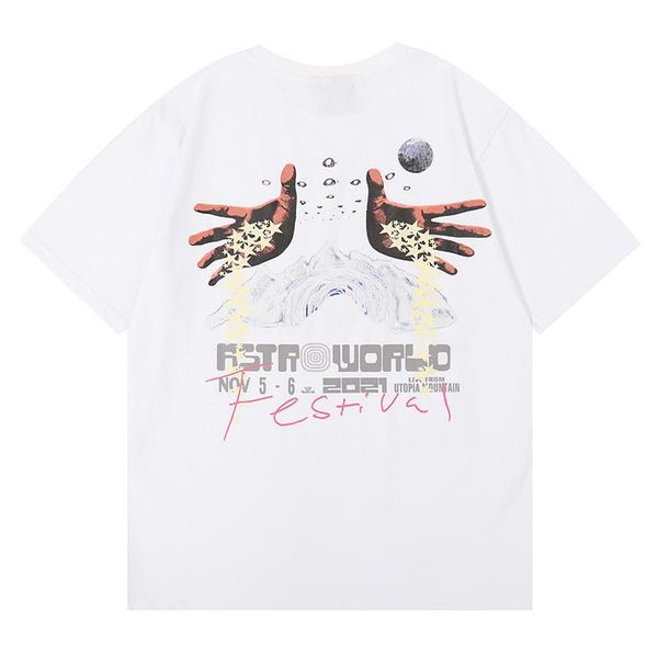 summer men t-shirts designer mens astrofest see you in ua tees and womens streetwear aa, White;black
summer men t-shirts designer mens astrofest see you in ua tees and womens streetwear aa, White;black