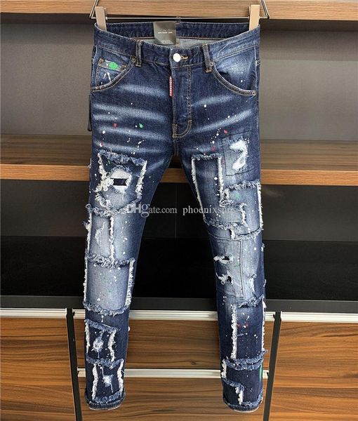 jeans ss20 new quality d2 designer men denim cool guy embroidery pants fashion holes trousers italy siz dsquare dsquare 2 s szy, Blue
jeans ss20 new quality d2 designer men denim cool guy embroidery pants fashion holes trousers italy siz dsquare dsquare 2 s szy, Blue