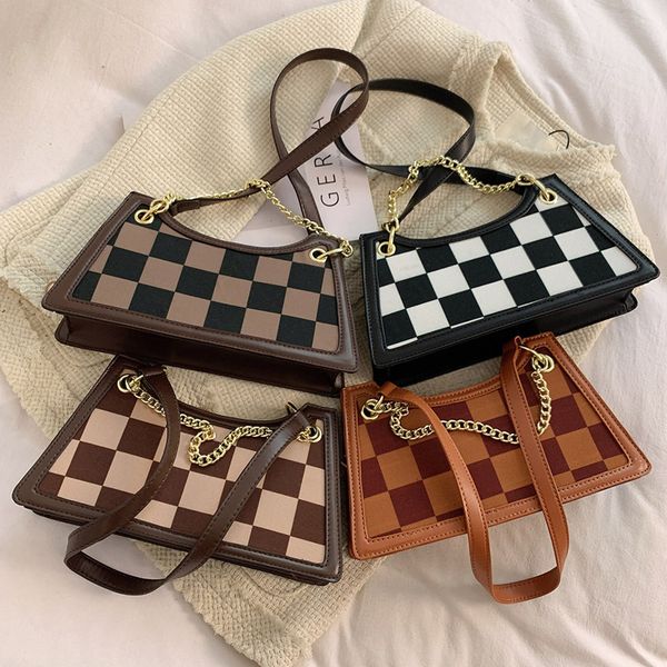 luxury brand women plaid crossbody bag checkered underarm bags new fashion chain shoulder messenger party bags
luxury brand women plaid crossbody bag checkered underarm bags new fashion chain shoulder messenger party bags