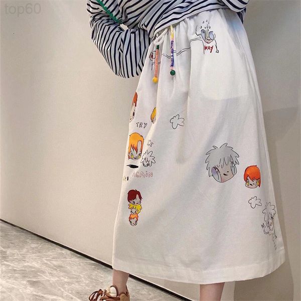 skirts designer 22 xia xiaozhong design sense cartoon printed canvas skirt high waist elastic drawstring a-shaped with thin z6kn, Black
skirts designer 22 xia xiaozhong design sense cartoon printed canvas skirt high waist elastic drawstring a-shaped with thin z6kn, Black