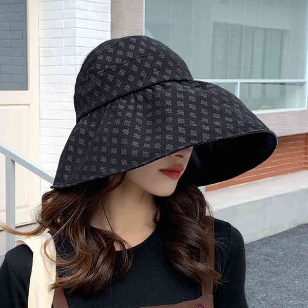 hats korean version versatile summer foldable women's air anti ultraviolet sunshade outdoor travel sun beach, Blue;gray
hats korean version versatile summer foldable women's air anti ultraviolet sunshade outdoor travel sun beach, Blue;gray