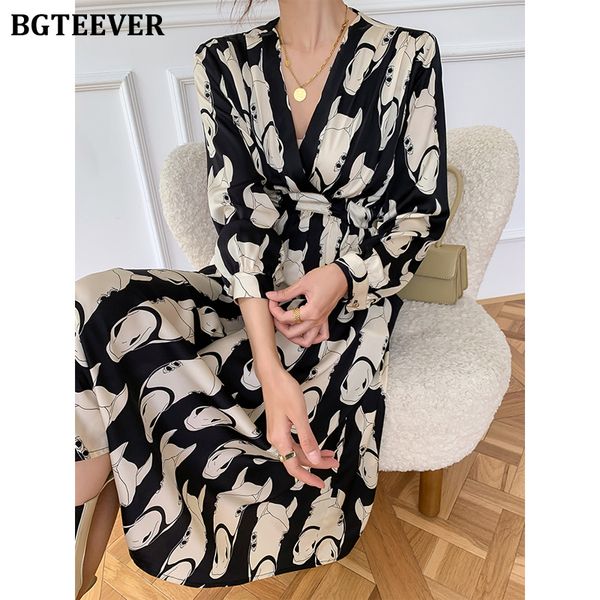 chic elegant ladies v-neck printed dress 2022 spring summer vestidos full sleeve lace up elegant women a-line dress, Black;gray
chic elegant ladies v-neck printed dress 2022 spring summer vestidos full sleeve lace up elegant women a-line dress, Black;gray