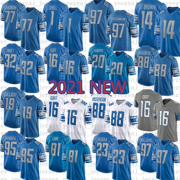97 aidan hutchinson football jersey jameson williams t.j. hockenson detroits amon-ra jared goff st. brown d'andre swift frank ragnow li, Black;red
97 aidan hutchinson football jersey jameson williams t.j. hockenson detroits amon-ra jared goff st. brown d'andre swift frank ragnow li, Black;red