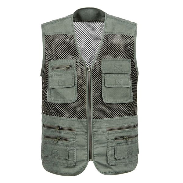large size mesh quick drying vests male with many pockets mens breathable multi pocket fishing vest work sleeveless jacket 220727, Black;white
large size mesh quick drying vests male with many pockets mens breathable multi pocket fishing vest work sleeveless jacket 220727, Black;white