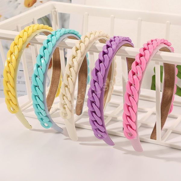 sweet korea headbands for women designer hairbands pure color head bands fashion thick chain cross hair accessories, Slivery;white
sweet korea headbands for women designer hairbands pure color head bands fashion thick chain cross hair accessories, Slivery;white