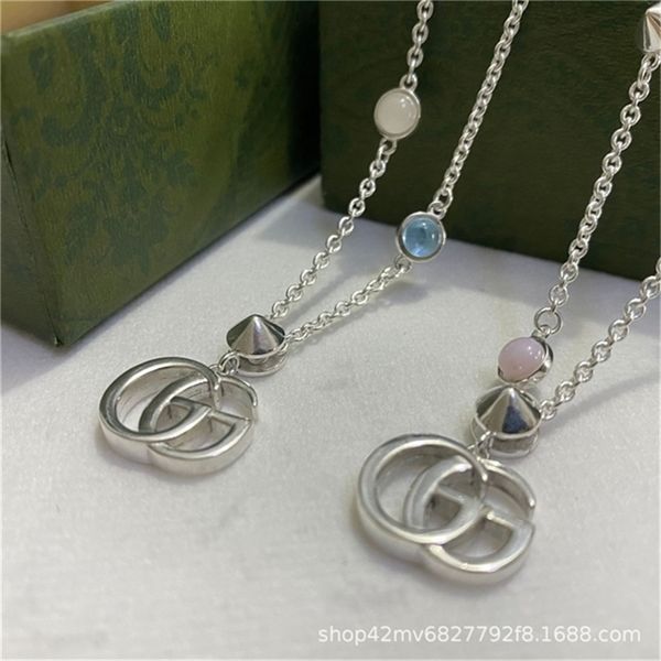 2022 fashion 20% off designer jewelry g small daisy necklace made of old turquoise agate flower clavicle chain as a gift, Silver
2022 fashion 20% off designer jewelry g small daisy necklace made of old turquoise agate flower clavicle chain as a gift, Silver