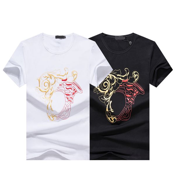 22ss mens designer t shirt european and american fashion personality big printing cotton womens tees youth casual short sleeve@40, White;black
22ss mens designer t shirt european and american fashion personality big printing cotton womens tees youth casual short sleeve@40, White;black