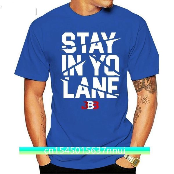 bbb stay in yo lane big ballers brand t shirt short sleeve tee 220702, White;black
bbb stay in yo lane big ballers brand t shirt short sleeve tee 220702, White;black