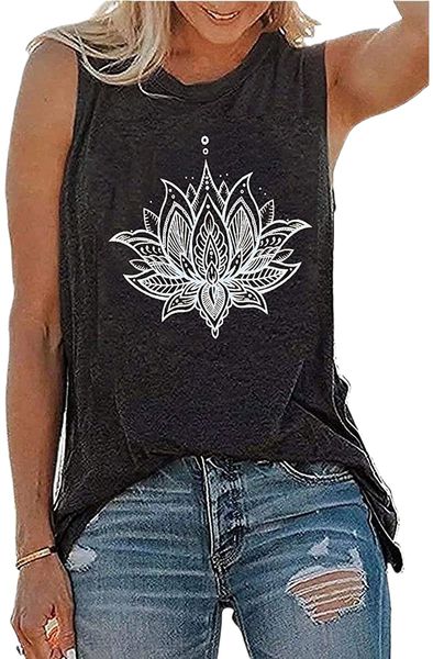 lotus flower tank women meditation yoga shirts casual workout muscle tank summer sleeveless graphic tees vest g1ev#, White
lotus flower tank women meditation yoga shirts casual workout muscle tank summer sleeveless graphic tees vest g1ev#, White