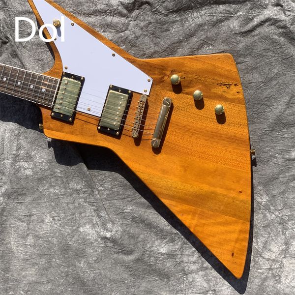 in stock jugg 50 anniversary 58 reissue natural korina explorer electric guitar rounded 50s shaped korinaneck tuilp tuners gold hardware whi
in stock jugg 50 anniversary 58 reissue natural korina explorer electric guitar rounded 50s shaped korinaneck tuilp tuners gold hardware whi