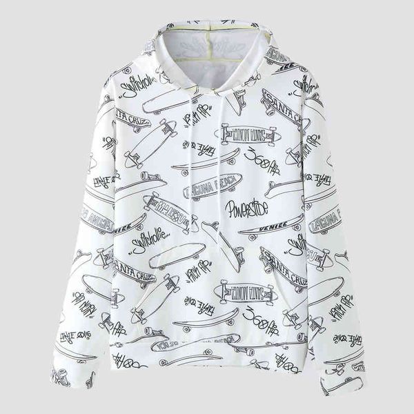spring and autumn letter printed hooded sweater no inner liner white three-dimensional patch bag leisure fashion men's women's swe, Black
spring and autumn letter printed hooded sweater no inner liner white three-dimensional patch bag leisure fashion men's women's swe, Black