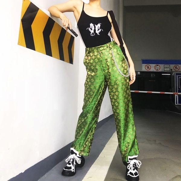 chinese style dragon vintage straight wide leg pant high waisted chains trousers female bottom ladies casual pantalones y200418, Black;white
chinese style dragon vintage straight wide leg pant high waisted chains trousers female bottom ladies casual pantalones y200418, Black;white
