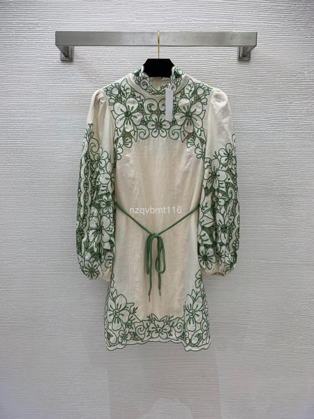 casual dresses women's heavy industry embroidery flower hollowed out hook flower design belt waist closing slim lantern sleeve dress, Black;gray
casual dresses women's heavy industry embroidery flower hollowed out hook flower design belt waist closing slim lantern sleeve dress, Black;gray
