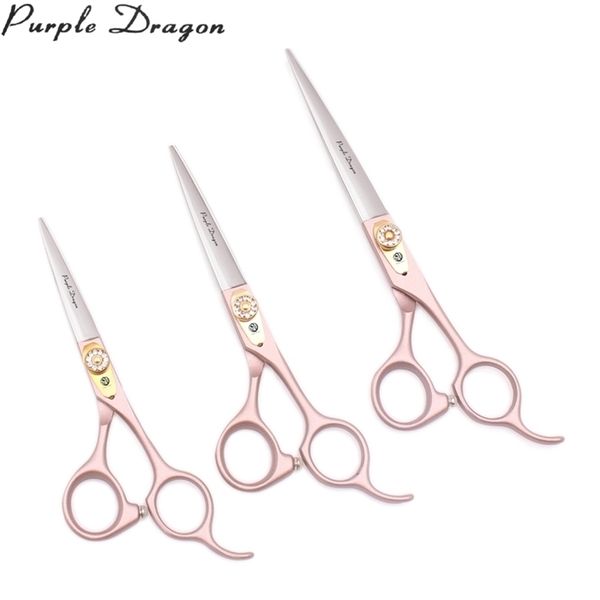barber professional scissors purple dragon 5.5" 6" 7" japan steel cutting hairdressing thinning shears rose gold 9105# 220317
barber professional scissors purple dragon 5.5" 6" 7" japan steel cutting hairdressing thinning shears rose gold 9105# 220317