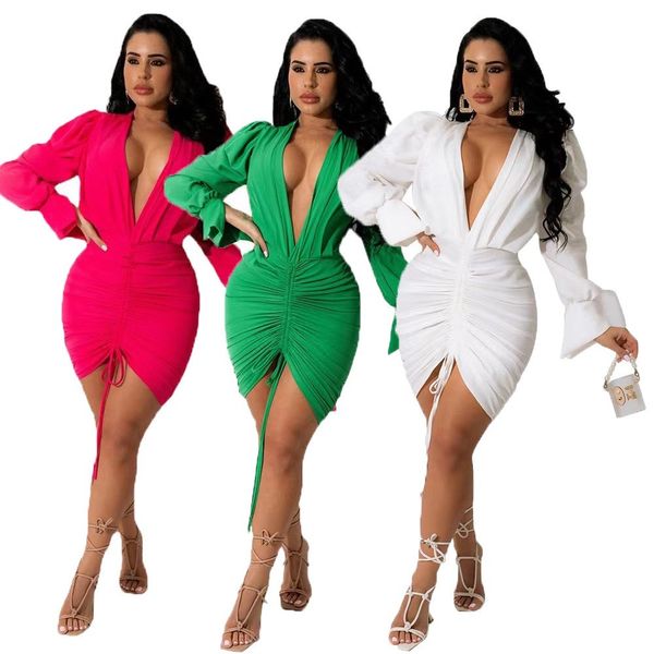 2022 v-neck soft silk satin dress long sleeve collect waist tie knot mini short dress elegant lady office dresses, Black;gray
2022 v-neck soft silk satin dress long sleeve collect waist tie knot mini short dress elegant lady office dresses, Black;gray