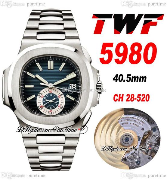 twf 5980-1a-014 ch28-520c automatic chronograph mens watch blue texture dial stick markers stainless steel bracelet super edition puretime b, Slivery;brown
twf 5980-1a-014 ch28-520c automatic chronograph mens watch blue texture dial stick markers stainless steel bracelet super edition puretime b, Slivery;brown