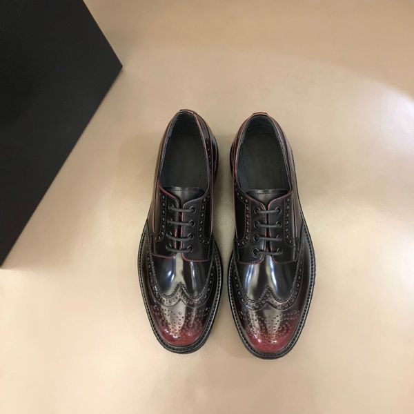 men's leather shoes british style casual thick bottom business loafers with box, Black
men's leather shoes british style casual thick bottom business loafers with box, Black