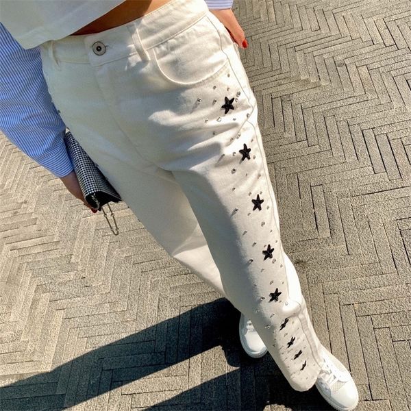 warehouse clothing white jeans spring and summer new products sweet cool pentagonal star decal rhinestone wide leg pants outlet_1yv4, Blue
warehouse clothing white jeans spring and summer new products sweet cool pentagonal star decal rhinestone wide leg pants outlet_1yv4, Blue