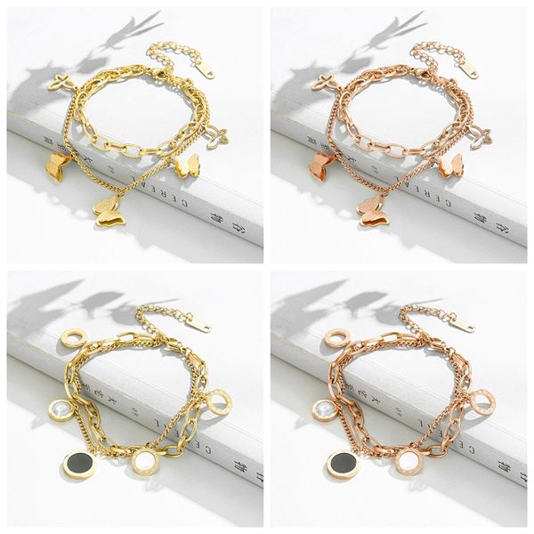 luxury multilayer clover charm stainless steel bracelet lucky jewelry for women gift, Golden;silver
luxury multilayer clover charm stainless steel bracelet lucky jewelry for women gift, Golden;silver