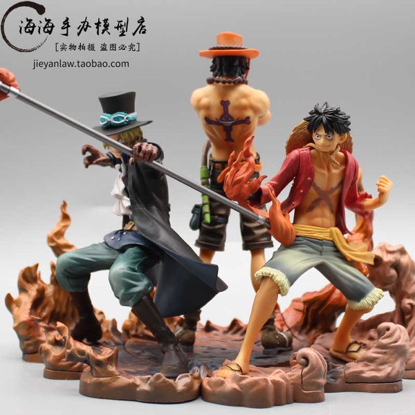 huiya01 pirate king dxf ace saab luffy three brothers' combat scene assembly hand-made model ornaments
huiya01 pirate king dxf ace saab luffy three brothers' combat scene assembly hand-made model ornaments
