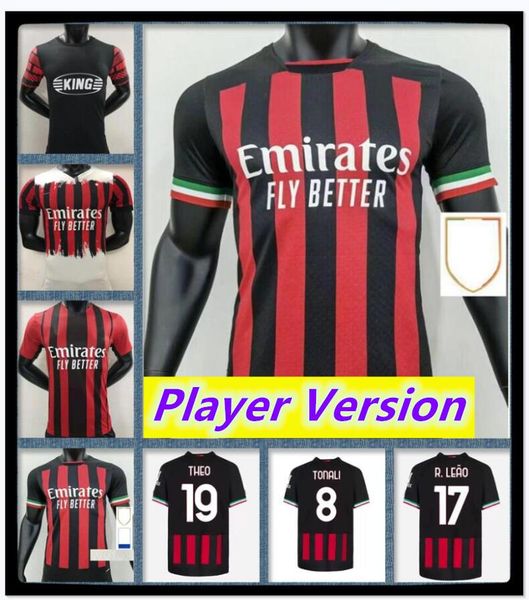 player version 22 23 ac ibrahimovic soccer jerseys milans tomori giroud r.leao tonali kessie brahim rebic 2022 2023 giroud bennacer s.castil, Black;gray
player version 22 23 ac ibrahimovic soccer jerseys milans tomori giroud r.leao tonali kessie brahim rebic 2022 2023 giroud bennacer s.castil, Black;gray
