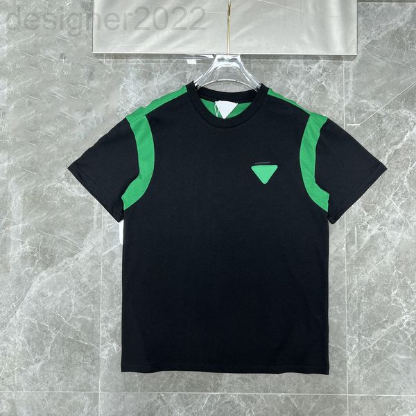 men's t-shirts designer correct version 22 summer triangle black green contrast splicing couple men's and women's short sleev, White;black
men's t-shirts designer correct version 22 summer triangle black green contrast splicing couple men's and women's short sleev, White;black