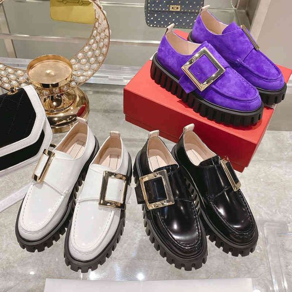dress shoes spring and summer thick soled loafers fashionable exquisite diamond buckle square increased single shoe, Black
dress shoes spring and summer thick soled loafers fashionable exquisite diamond buckle square increased single shoe, Black