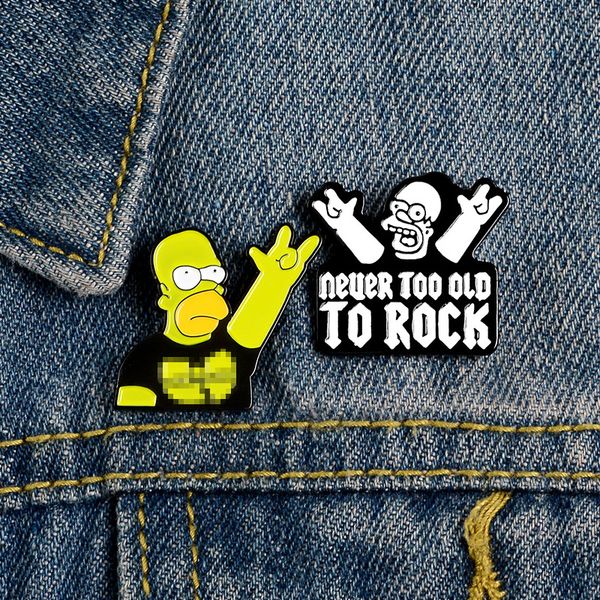 rock enamel pin brooches cartoon creative metal brooch pins badge backpack bag collar jewelry, Blue
rock enamel pin brooches cartoon creative metal brooch pins badge backpack bag collar jewelry, Blue