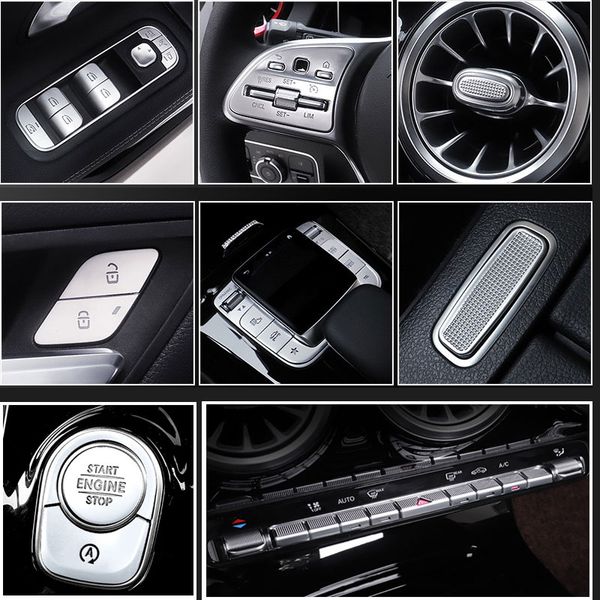 new for mercedes benz a b cla glb gla class w177 w247 c118 w118 x247 h247 car central control air conditioning button trim cover
new for mercedes benz a b cla glb gla class w177 w247 c118 w118 x247 h247 car central control air conditioning button trim cover