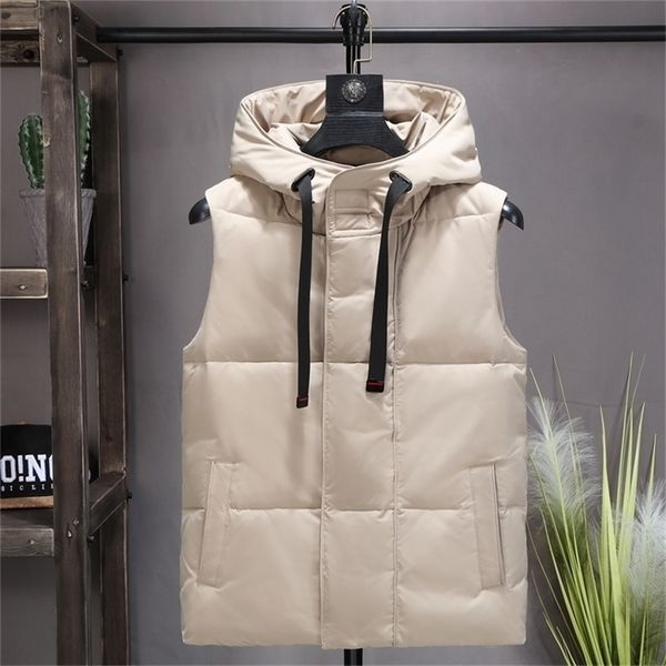 new winter hooded vest men thicken warm cottonpadded big pockets sleeveless coat plus size 4xl 5xl 6xl 201120, Black;white
new winter hooded vest men thicken warm cottonpadded big pockets sleeveless coat plus size 4xl 5xl 6xl 201120, Black;white