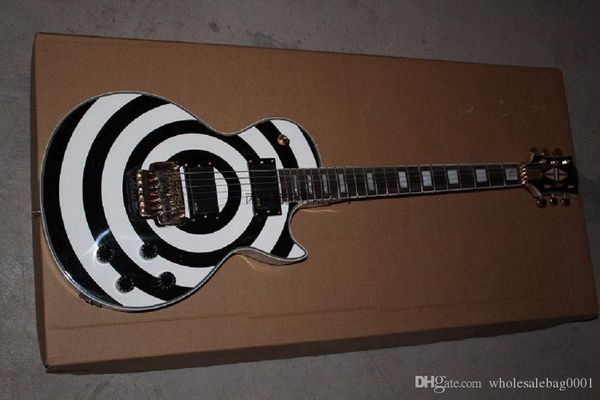 shipping guitar custom zakk wylde emg pickups electric guitar silver & black guitar @9
shipping guitar custom zakk wylde emg pickups electric guitar silver & black guitar @9