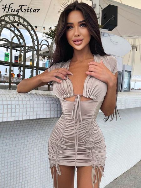 drawstring bandage sleeveless backless ruched pleated mini dress 2022 evening party slim elegant y2k clothing, Black;gray
drawstring bandage sleeveless backless ruched pleated mini dress 2022 evening party slim elegant y2k clothing, Black;gray