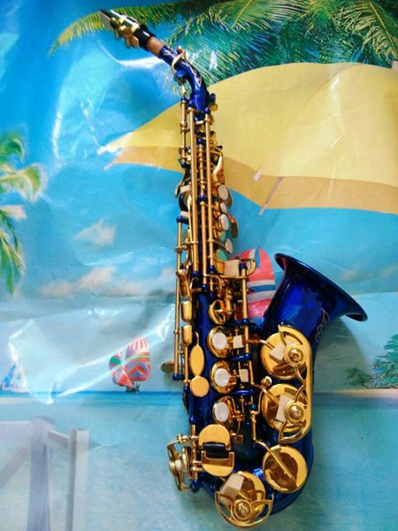 brand new small bend bb soprano saxophone in b-flat blue bronze musical instrument
brand new small bend bb soprano saxophone in b-flat blue bronze musical instrument