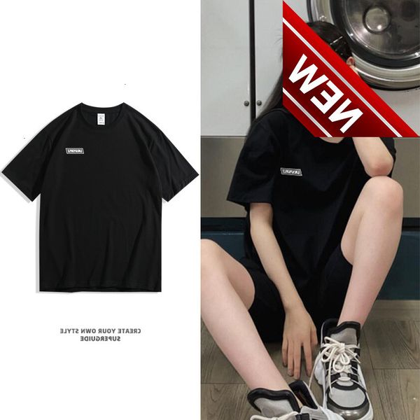 ouyang nana same black short sleeve men's oversize couple's summer fashion brand loose cotton t-shirt women, White;black
ouyang nana same black short sleeve men's oversize couple's summer fashion brand loose cotton t-shirt women, White;black