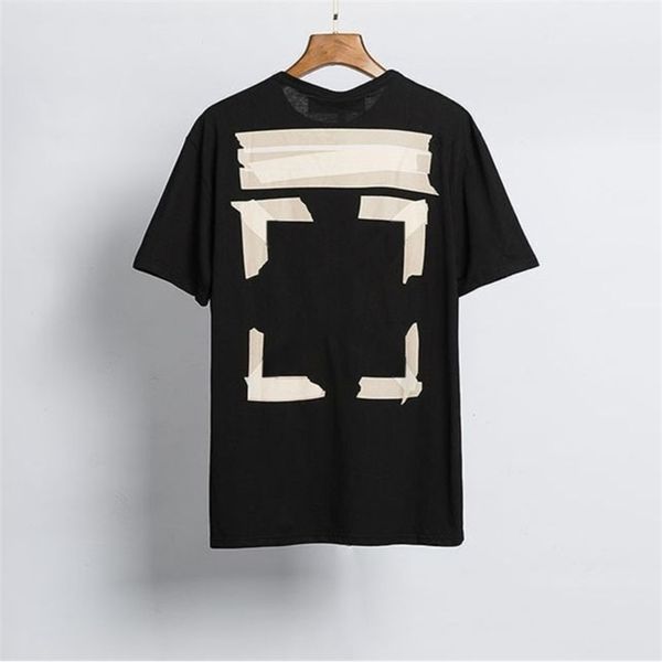 fashion offs mens classic designer t shirts brand back adhesive strip arrow t-shirt luxury letter print casual loose clothing women couples, White;black
fashion offs mens classic designer t shirts brand back adhesive strip arrow t-shirt luxury letter print casual loose clothing women couples, White;black