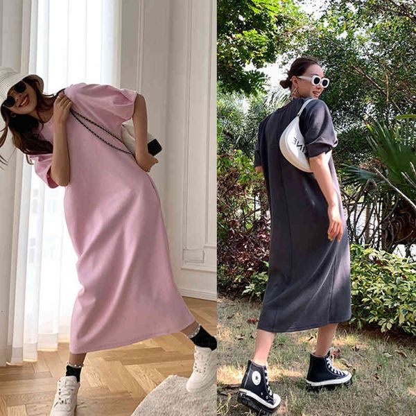 casual dresses ins south korea east gate long knee lazy t-shirt skirt loose and thin dress summer woman, Black;gray
casual dresses ins south korea east gate long knee lazy t-shirt skirt loose and thin dress summer woman, Black;gray