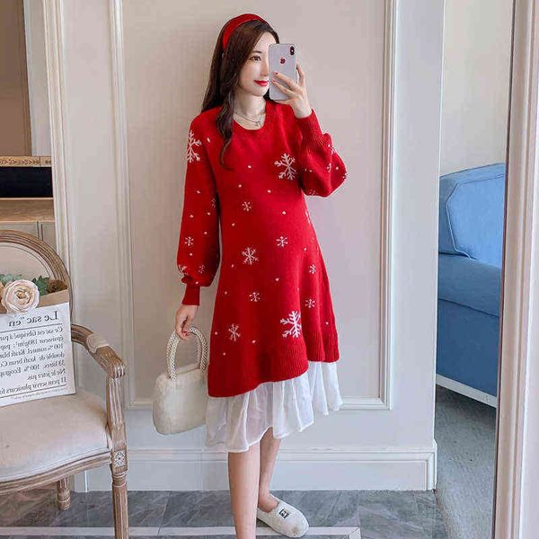winter christmas long sleeve maternity gown pgraphy p shoot knitted maternity dress elasticity autumn pregnant clothes g220309, White
winter christmas long sleeve maternity gown pgraphy p shoot knitted maternity dress elasticity autumn pregnant clothes g220309, White