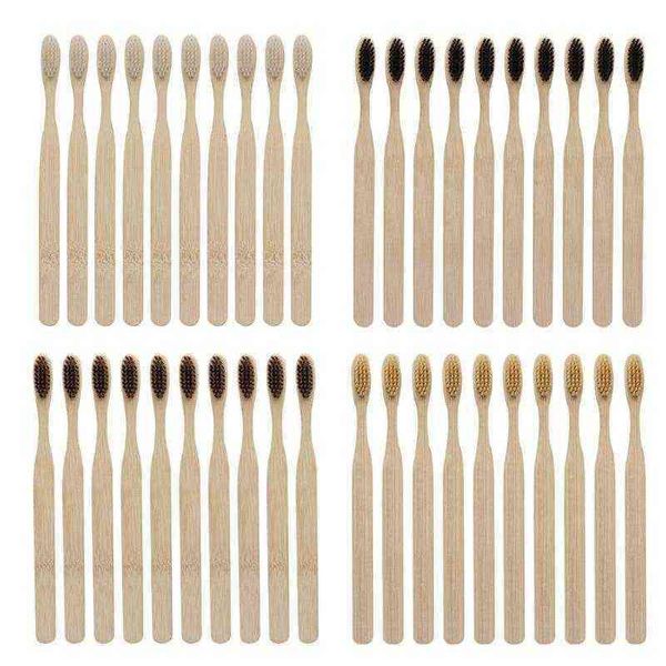 toothbrush wooden oral care toothbrush bamboo environmental protection soft head set fiber whitening 10 pieces 0312
toothbrush wooden oral care toothbrush bamboo environmental protection soft head set fiber whitening 10 pieces 0312
