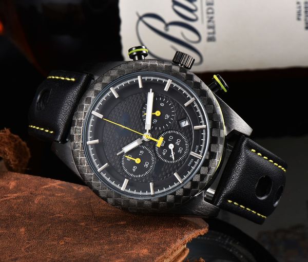 men's leisure day 1853 quartz watch 6 hands full working small hand running second watch, Slivery;brown
men's leisure day 1853 quartz watch 6 hands full working small hand running second watch, Slivery;brown