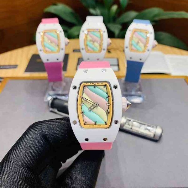 watches wristwatch designer richa marshmallow series rm007-03 fully automatic mechanical watch ceramic case milles women's, Slivery;golden
watches wristwatch designer richa marshmallow series rm007-03 fully automatic mechanical watch ceramic case milles women's, Slivery;golden