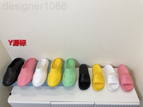 slippers designer p family triangle standard flat bottom slippers women's 2022 summer new thick baotou flip flops wear leisure beach sa, Black
slippers designer p family triangle standard flat bottom slippers women's 2022 summer new thick baotou flip flops wear leisure beach sa, Black