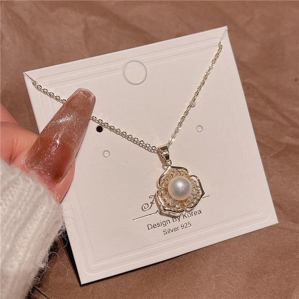 necklace personality pearl necklace small fresh white clavicle chain female, Silver
necklace personality pearl necklace small fresh white clavicle chain female, Silver
