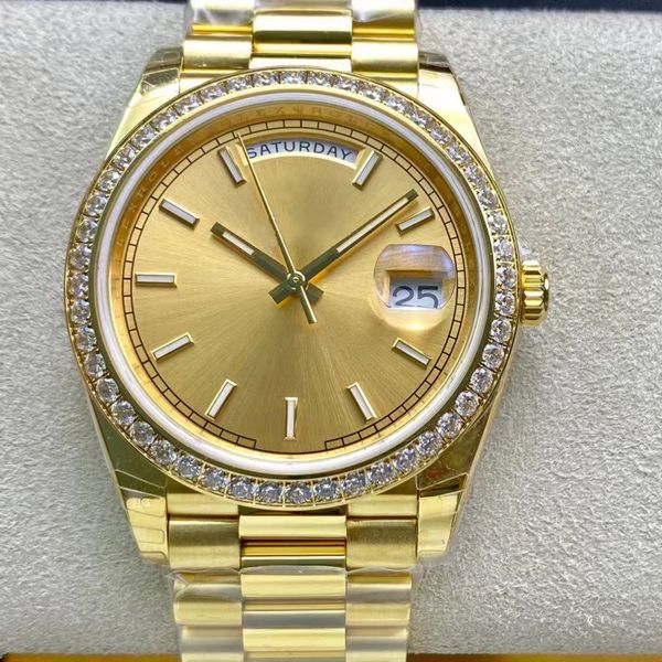 diamond montre de luxe ew3135 yellow gold daydate 41mm automatic watches men luminous sapphire glass waterproof stainless steel 18k, Slivery;brown
diamond montre de luxe ew3135 yellow gold daydate 41mm automatic watches men luminous sapphire glass waterproof stainless steel 18k, Slivery;brown