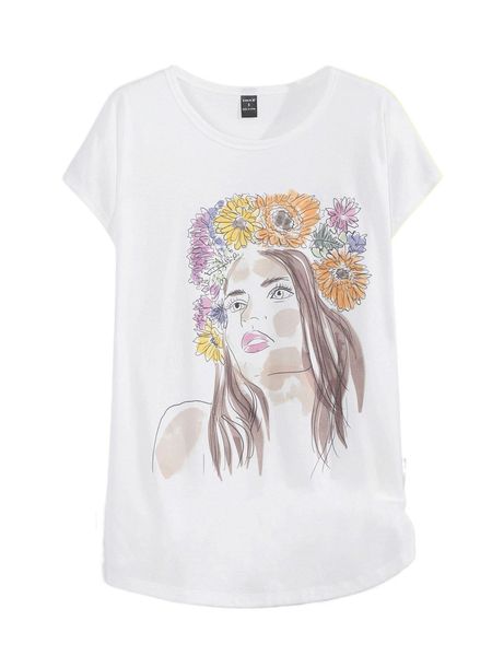 x custombysonia batwing sleeve figure graphic tee x8y0#, White
x custombysonia batwing sleeve figure graphic tee x8y0#, White