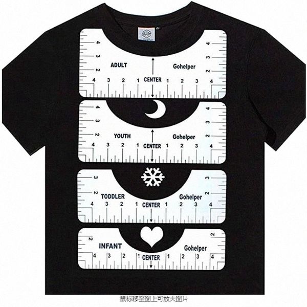 sewing notions & tools 4pcs t-shirt alignment guide ruler for guiding design fashion rulers with size chart youth toddler accessories v8ul#, Black
sewing notions & tools 4pcs t-shirt alignment guide ruler for guiding design fashion rulers with size chart youth toddler accessories v8ul#, Black