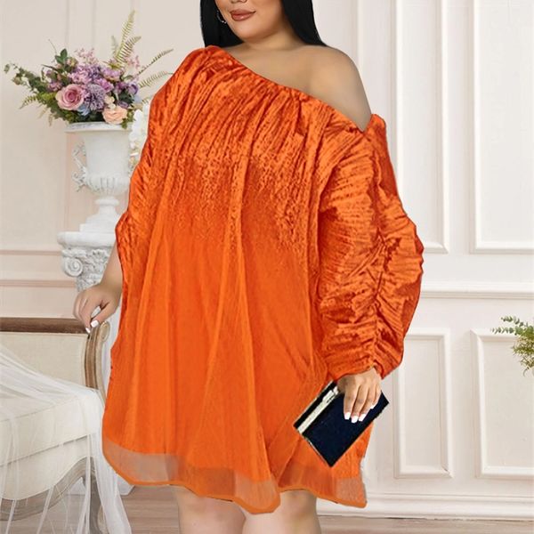 orange loose dresse off shoulder pullover see through sleeve oversized gowns for ladies casual party outfits with lining 220713, Black
orange loose dresse off shoulder pullover see through sleeve oversized gowns for ladies casual party outfits with lining 220713, Black