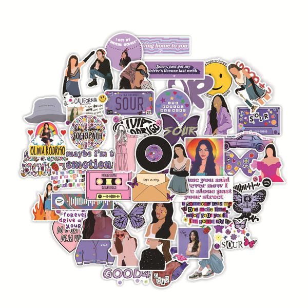 new waterproof 10/30/50pcs singer olivia rodrigo sour stickers graffiti decal car skateboard guitar phone motorcycle kid toy sticker sticker
new waterproof 10/30/50pcs singer olivia rodrigo sour stickers graffiti decal car skateboard guitar phone motorcycle kid toy sticker sticker