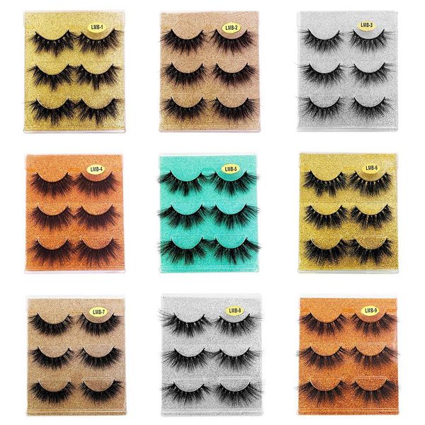3 pairs/set 3d mink eyelashes lashes pack natural thick false eye lash handmade makeup fake eyelash with eye lash brush
3 pairs/set 3d mink eyelashes lashes pack natural thick false eye lash handmade makeup fake eyelash with eye lash brush