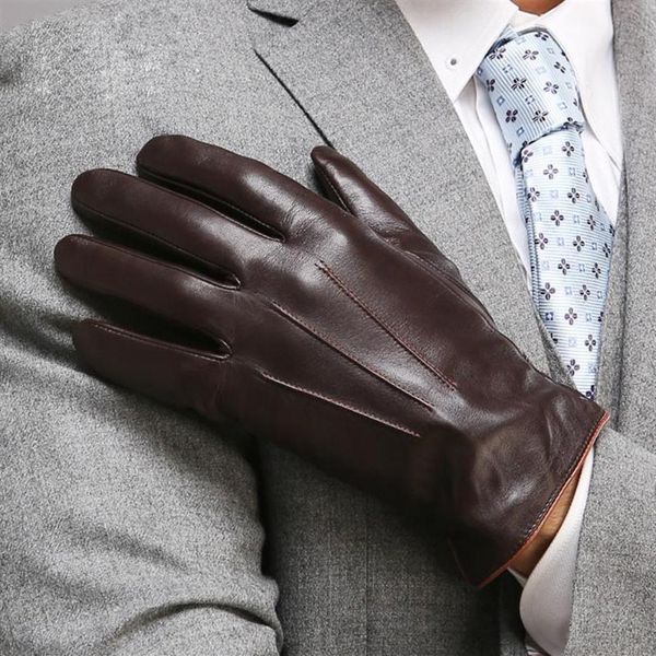 genuine leather gloves for men thermal winter touch screen sheepskin glove fashion slim wrist driving em011240s, Blue;gray
genuine leather gloves for men thermal winter touch screen sheepskin glove fashion slim wrist driving em011240s, Blue;gray